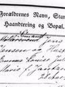 Record image of Zerafia Vilhelmina ( Fina) Karlsdotter Björklund (o.s. Karlsdotter)