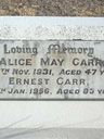 Record image of Alice Harriet Carr (born Bramley)