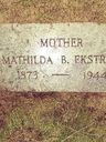 Record image of Beata Matilda Ekström (o.s. Jansson Magnusdotter)