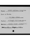 Record image of Alfred William Moon