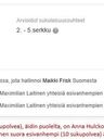 Record image of Anna Nätkinmäki, Antintytär (o.s. Hulkko)