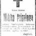 Record image of Mikko Juhonpoika Piiroinen