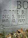Record image of Minnie Botkin (born Hall)