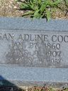 Record image of Susannah Adeline Cooper (born McDaniel)