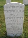 Record image of Veronica Martin SCHNEIDER (born Weber)