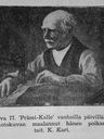 Record image of Kalle August Hermanninpoika ""Prässi-Kalle"" Helin (born Hermansson Helin)