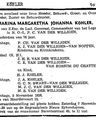 Record image of Catharina Margaretha Johanna van der Willigen (born Köhler)