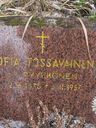Record image of Sofia Iljantytär Tossavainen (o.s. Pyykkönen)