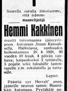 Record image of Hemmi / Hemminki Kakkinen