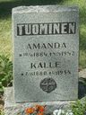 Record image of Amanda Maria Tuominen (born Eskolin)