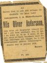 Record image of Nils Oliver Andersson