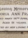 Record image of Victoria Ann Frazer (born Martin)