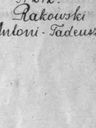 Record image of ANTONI TADEUSZ RAKOWSKI