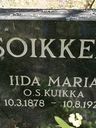 Record image of Ida Maria Juhontytär Soikkeli (born Kuikka)