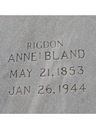 Record image of Anne Bland (born Rigdon)