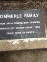 Record image of Christine Fredericka Zimmerle (born Schwarz)