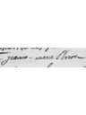 Record image of Jeanne Marie Luc (born Perrot)