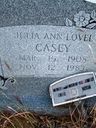Record image of Julia Ann Frances Casey (born Lovell)