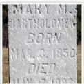 Record image of Mary M Bartholomew (born WALKER BARTHOLOMEW)
