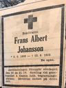 Record image of Frans Edvard Johansson