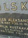 Record image of Hilja Kustaava Juhontytär Pulska (born Alatalo)