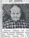 Record image of Lena Cajsa Johansson (o.s. Niklasdotter)