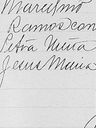 Record image of Petra Ramos (born Ureña Muro)