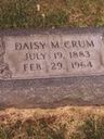Record image of Daisy Mae Crum (född Flint)