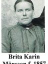 Record image of Brita Karin Andersson Nordin (o.s. Månsson)