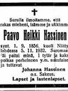Record image of Paavo Heikki Hassinen