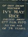 Record image of Ivy May RICE (born DOUGLAS)