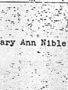 Record image of Mary Ann Niblett (born HOPKINS)