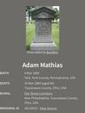 Record image of Adam MATHIAS