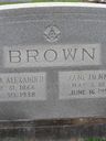 Record image of Fannie Jane Brown (born Denney)