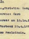 Record image of Anna Christina Langlotz (geb. Kern)