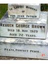Record image of Reuben George Brown