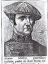 Record image of Alonso Muñoz Garcia " Alias La Tumba "( guerrillero Carlista ) fusilado en Plasencia en 1834