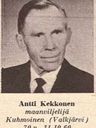 Record image of Antti Pekanpoika Kekkonen