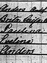 Record image of Brita Kaisa Clemetintytär Konttila (born Kumpumäki)