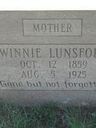 Record image of Winnie Easter LUNSFORD (born WILLIAMS)