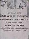 Record image of Sarah Anne Ponton (born Mead)
