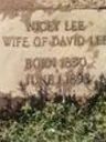 Record image of Nicey Lee (born Coates)