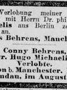 Record image of Harriet Constance Michaelis (born Behrens)
