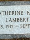 Record image of Catherine Leta Lambert (formerly Houser) (born King)