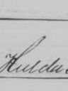 Record image of hulda augusta kling (born petersdotter)