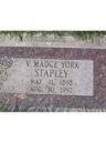 Record image of Vernice Madge "Madge" Stapley (born York)