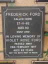 Record image of Violet Rose Villie Ford (born Pateman)