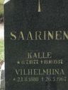 Record image of Wilhelmina Saarinen (born Markkola*)