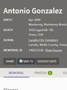 Record image of Antonio G. Gonzalez