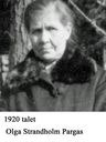 Record image of Olga Vilhelmina Vilhelmsdotter Strandholm (born Nordström)